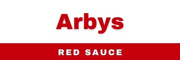 Arbys Red Sauce Header