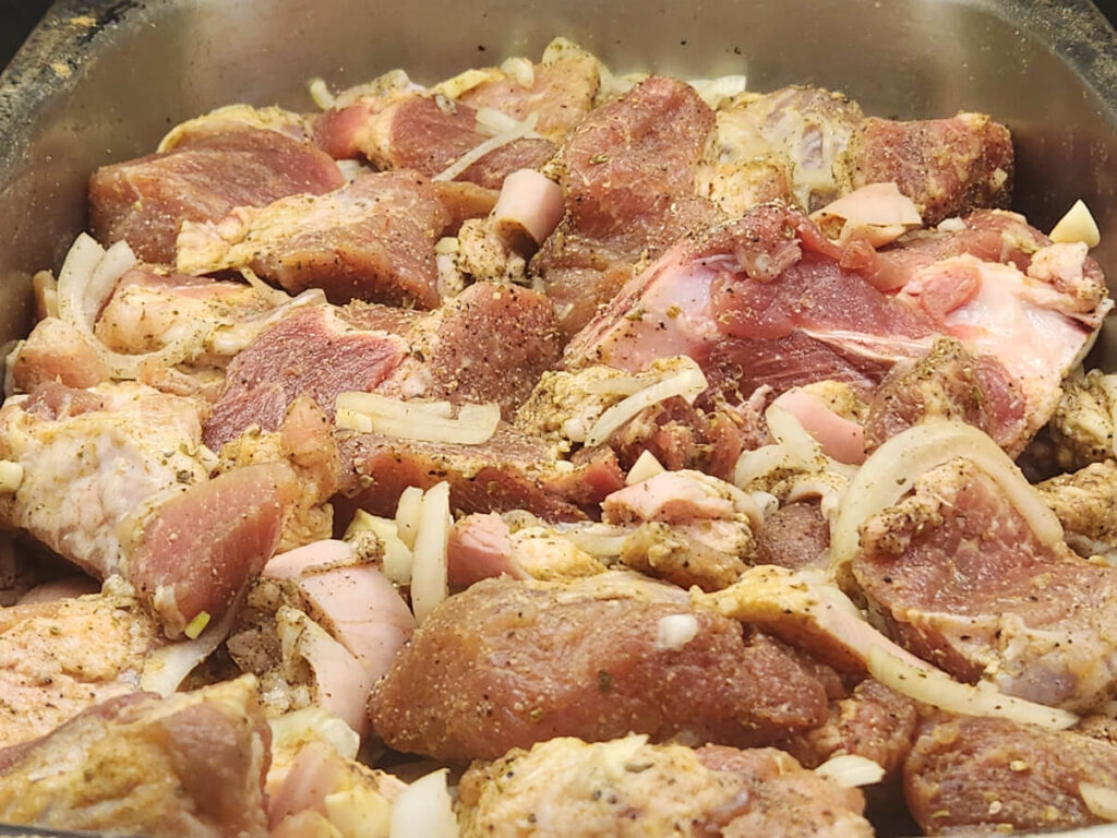 JAHZKITCHEN Seasoned Carnitas refrigerated overnight
