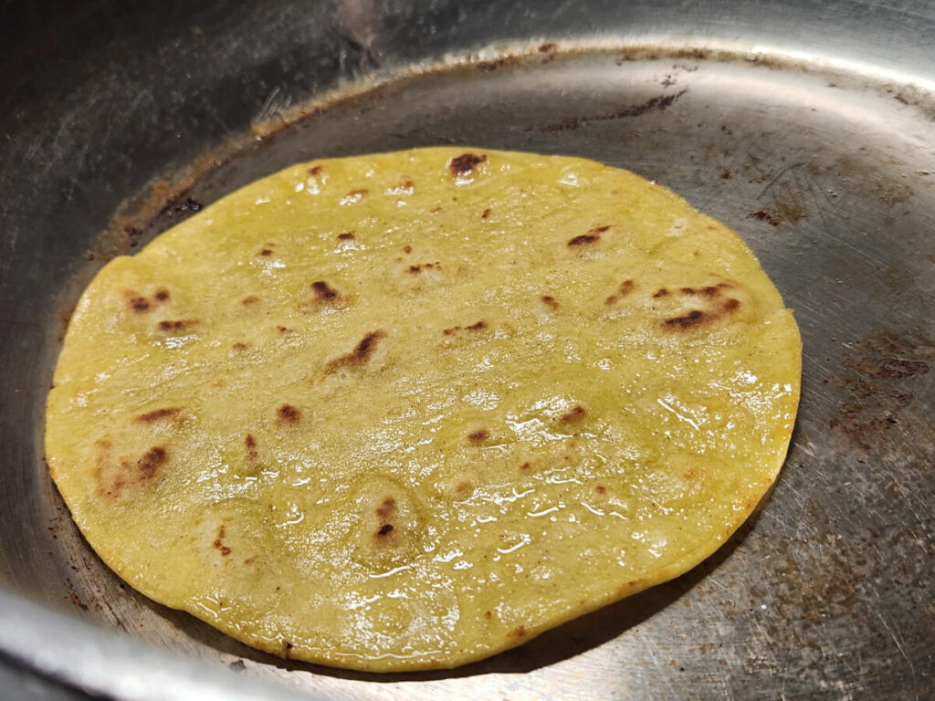 JAHZKITCHEN Toasting Corn Tortillas brushed with Carnitas Fat