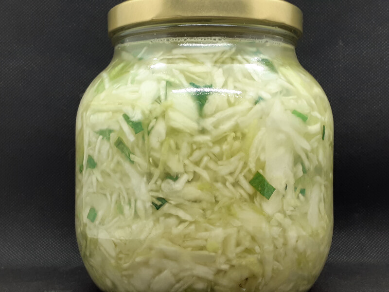 Sauerkraut with Green Onions