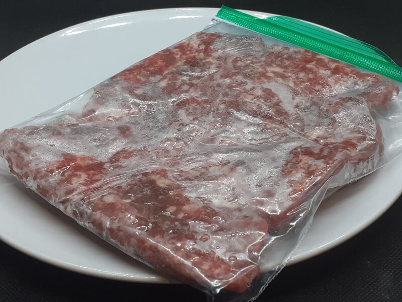 Thawing Portioned and Packaged Ground Beef