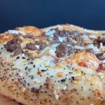 Cheeseburger Pizza Everything Bagel Crusted