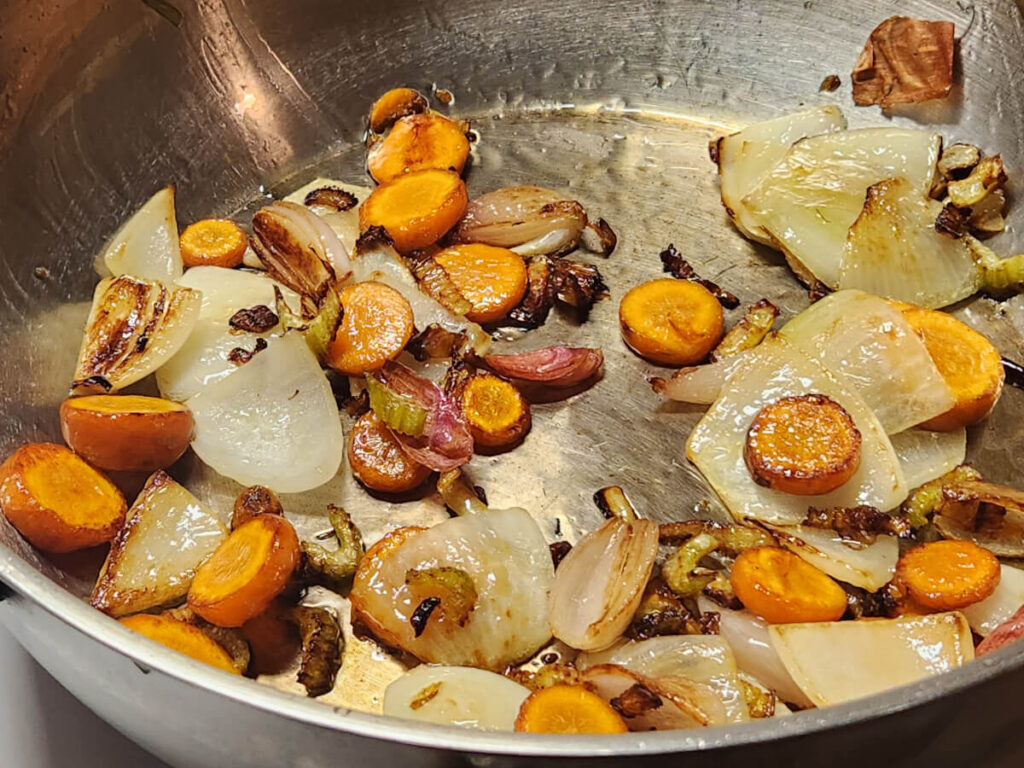 JAHZKITCHEN Brune Sauce Caramelized Mirepoix
