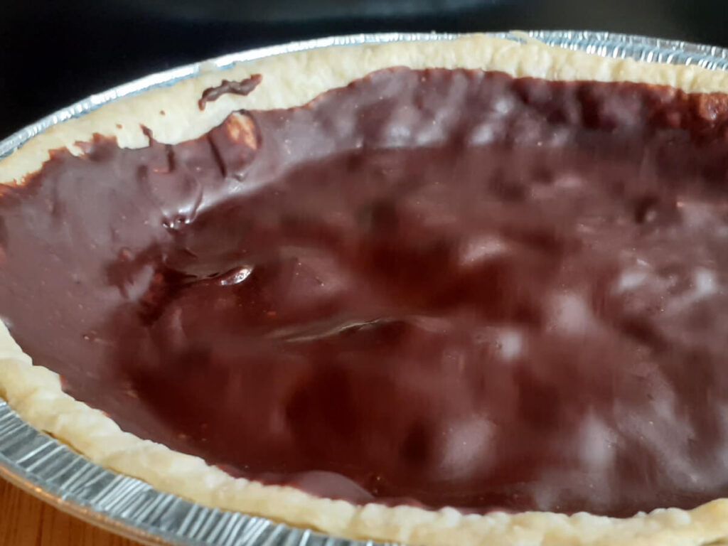 PB Pie First Choc Layer