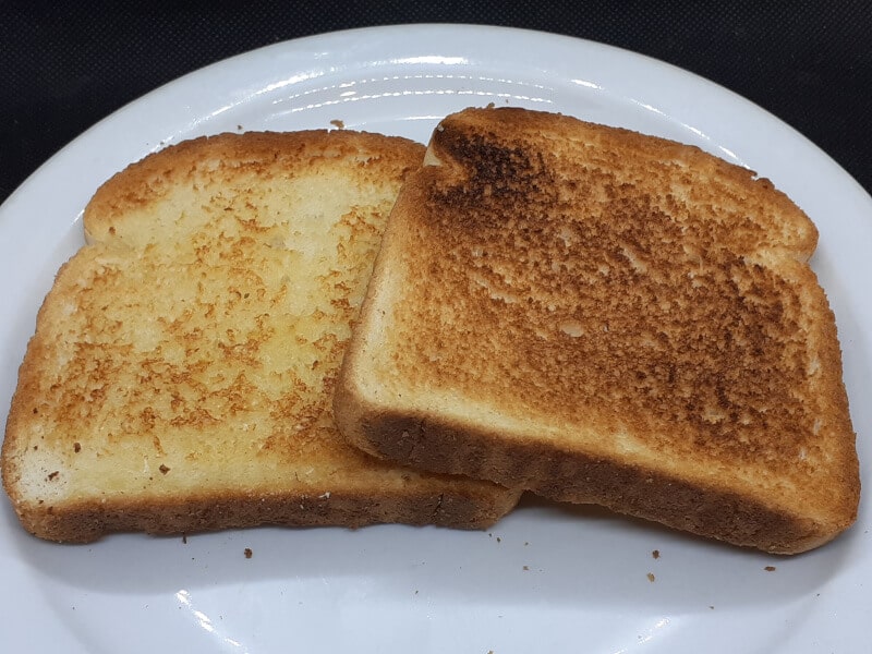 Parmesan Toast both sides