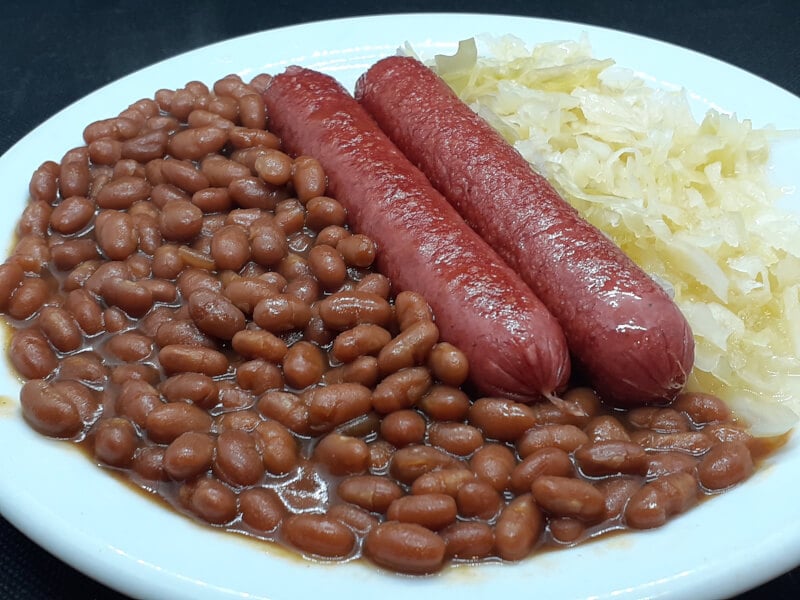Sauerkraut Sausage & Beans