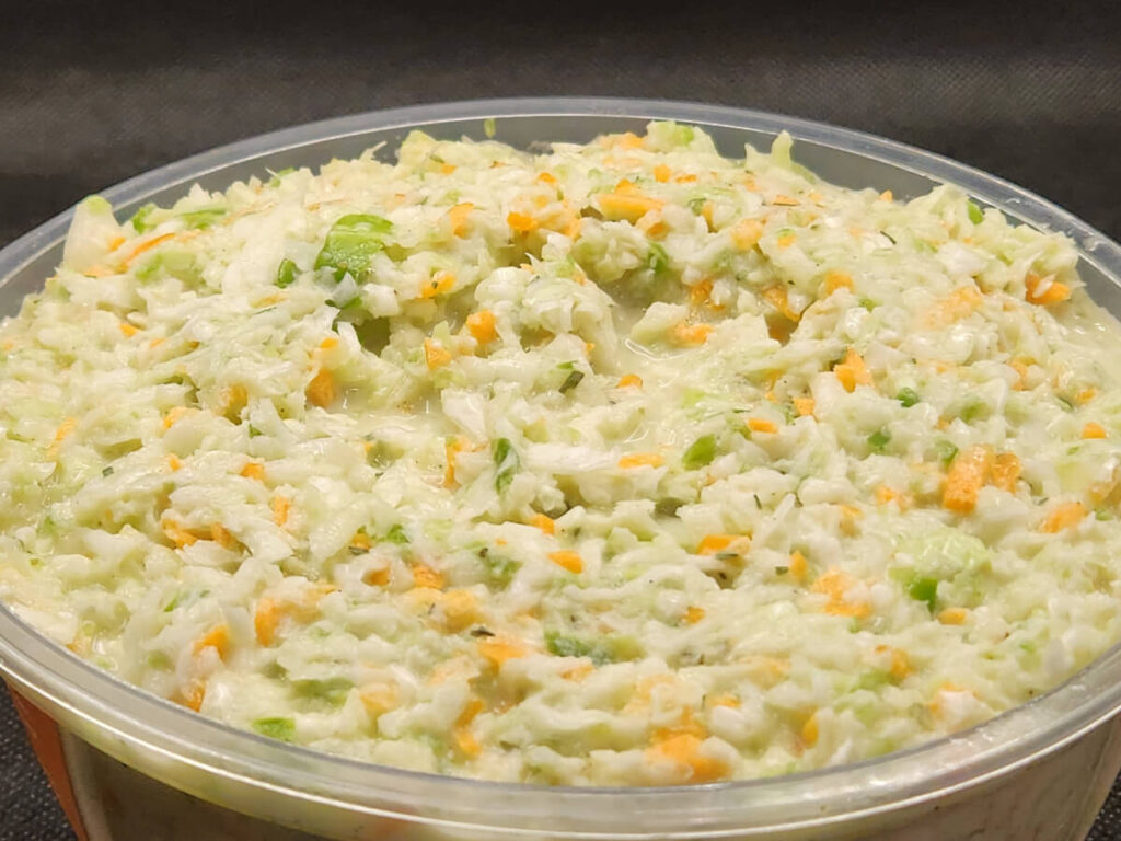 JAHZKITCHEN Coleslaw Closeup