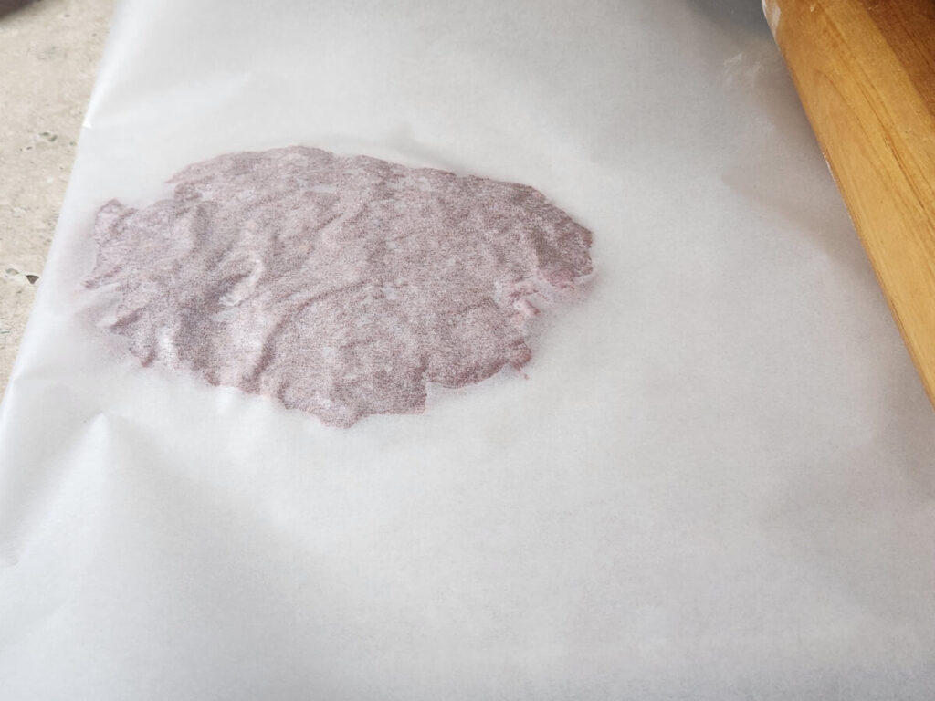 JAHZKITCHEN Rolling Donair Meat between Parchment Paper