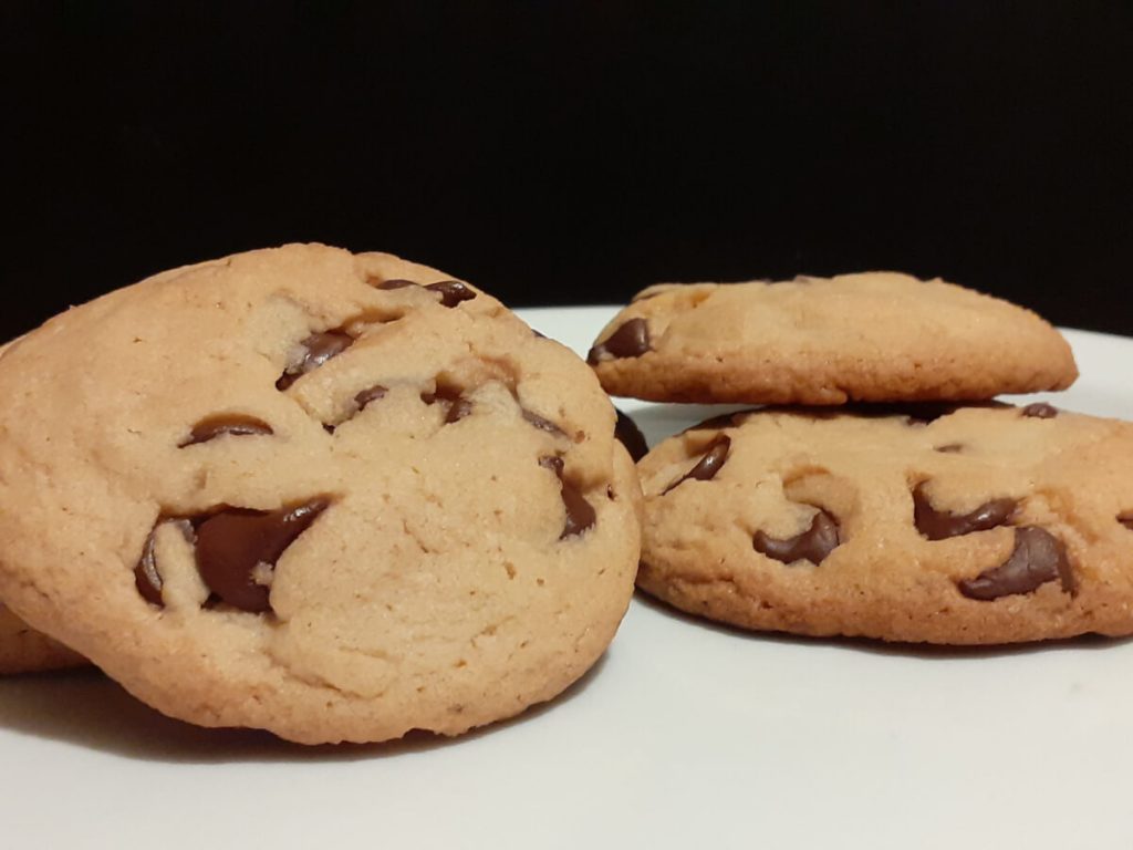 Plate of Chocolate Chip Cookies