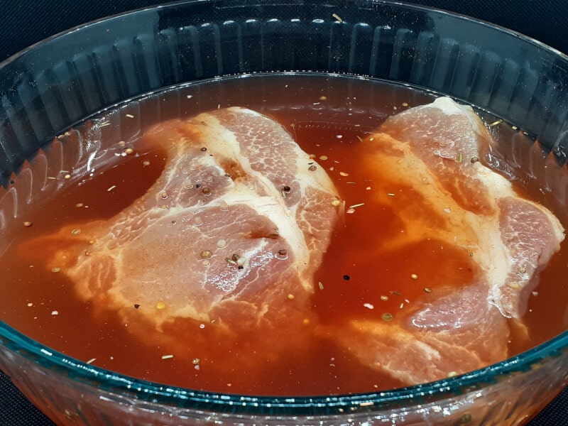Ham Chop Brine Bone in Pork Chops with Paprika