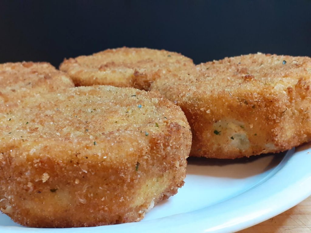 Breaded Fish Cakes Deep Fried
