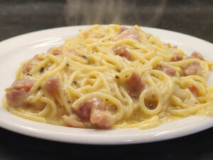 JAHZKITCHEN Plate of Carbonara