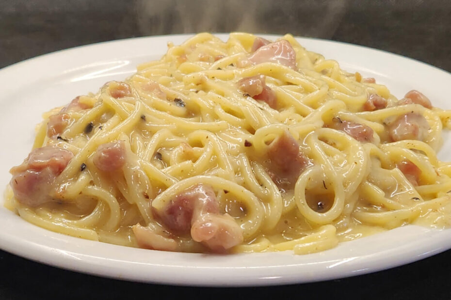 JAHZKITCHEN Plate of Carbonara
