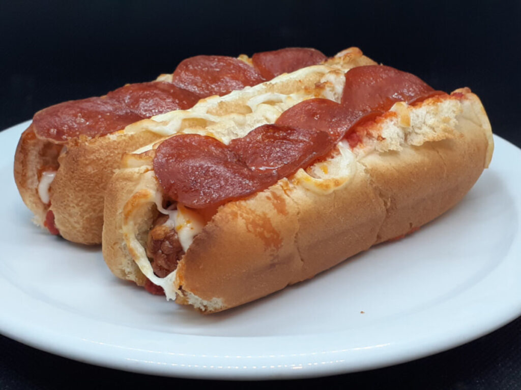 JAHZKITCHEN Pizza Dogs with Fried Hot Dog