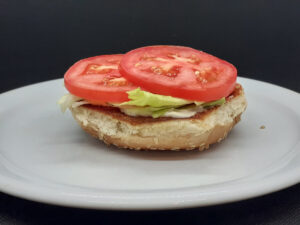 Crown with Mayo, Lettuce, Tomatoes