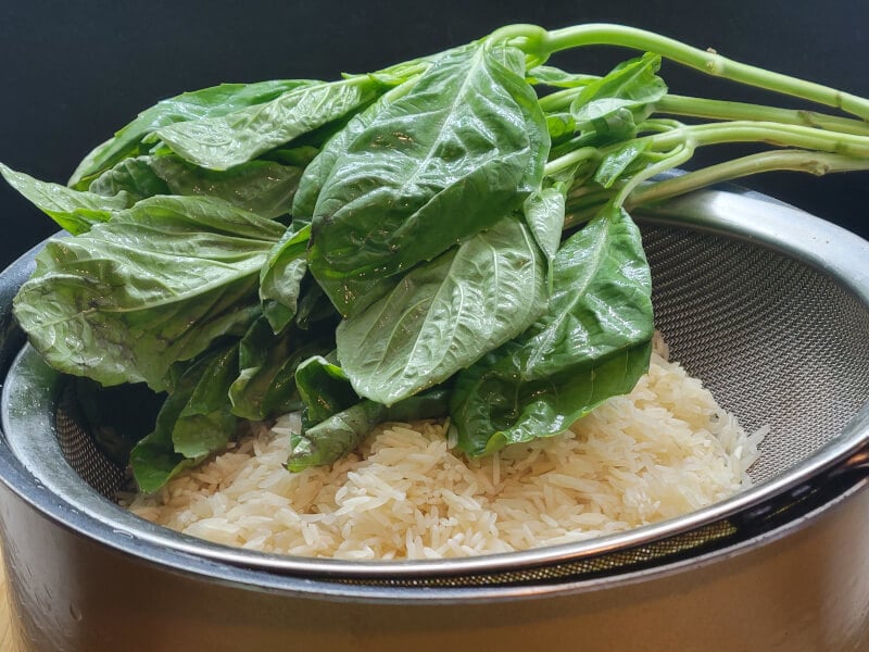 Fresh Basil & Rice