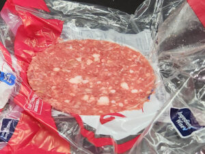 Pressed Hamburger Patty
