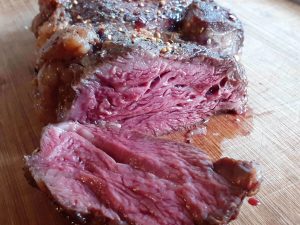 Cowboy Steaks Blue Rare