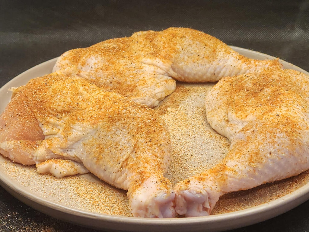 JAHZKITCHEN Adobo seasoned Chicken for Arroz con Pollo