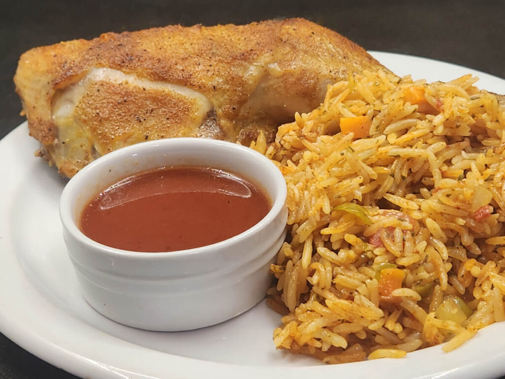 JAHZKITCHEN Arroz con pollo Chicken and rice