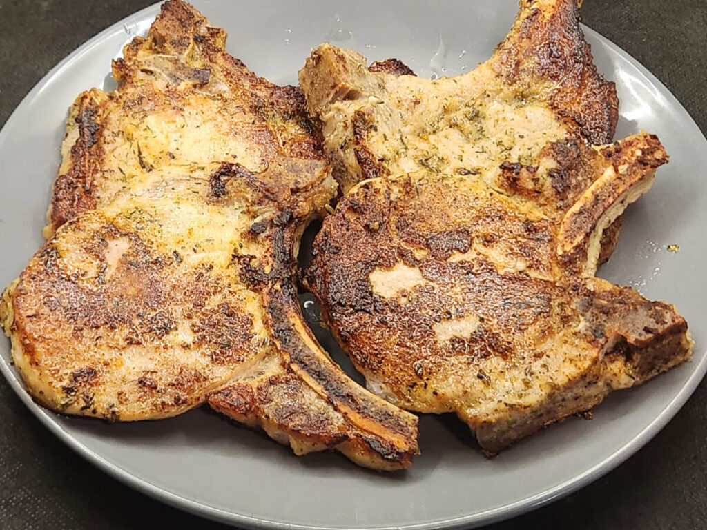JAHZKITCHEN Bonein Greek Pork Chops