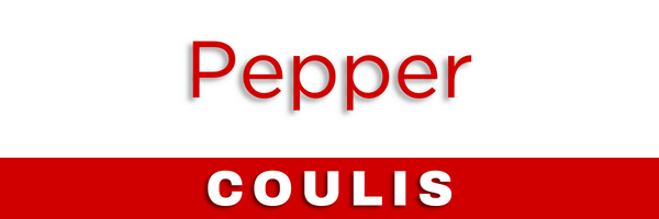 Red Pepper Coulis Header