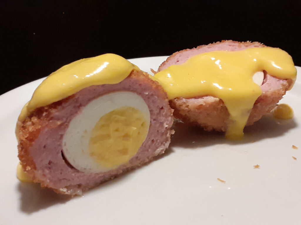 JAHZKITCHEN Breakfast Scotch Eggs with Hollandaise