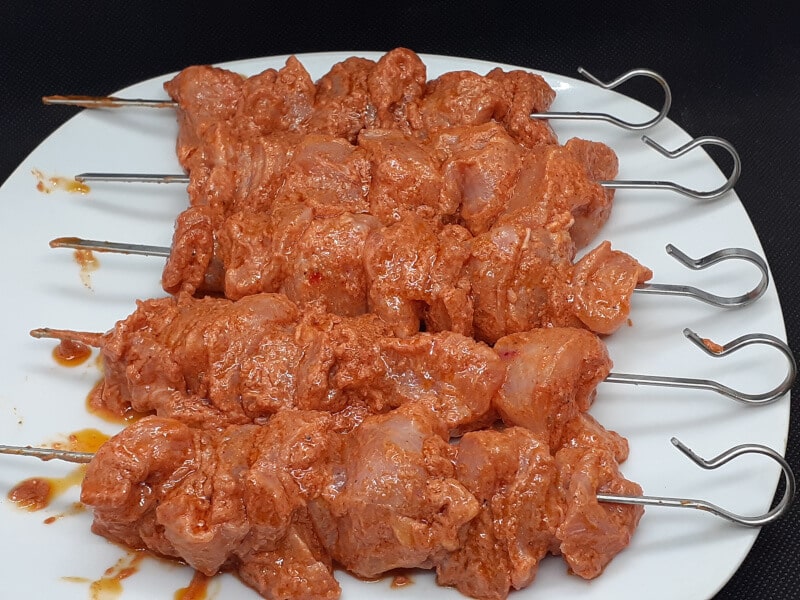 Skewered Tandoori Chicken Kebabs