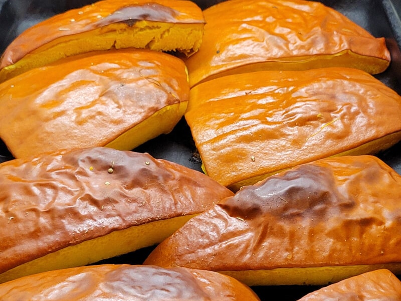 Cooked Chunks of Pumpkin to be puréed