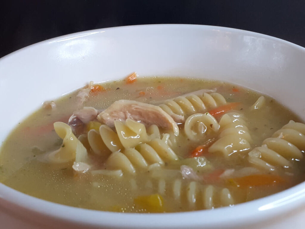 JAHZKITCHEN Poultry Soup Spiral Pasta