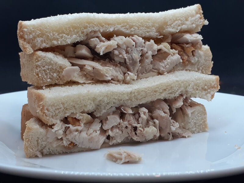 White & Dark Meat Turkey Sandwich