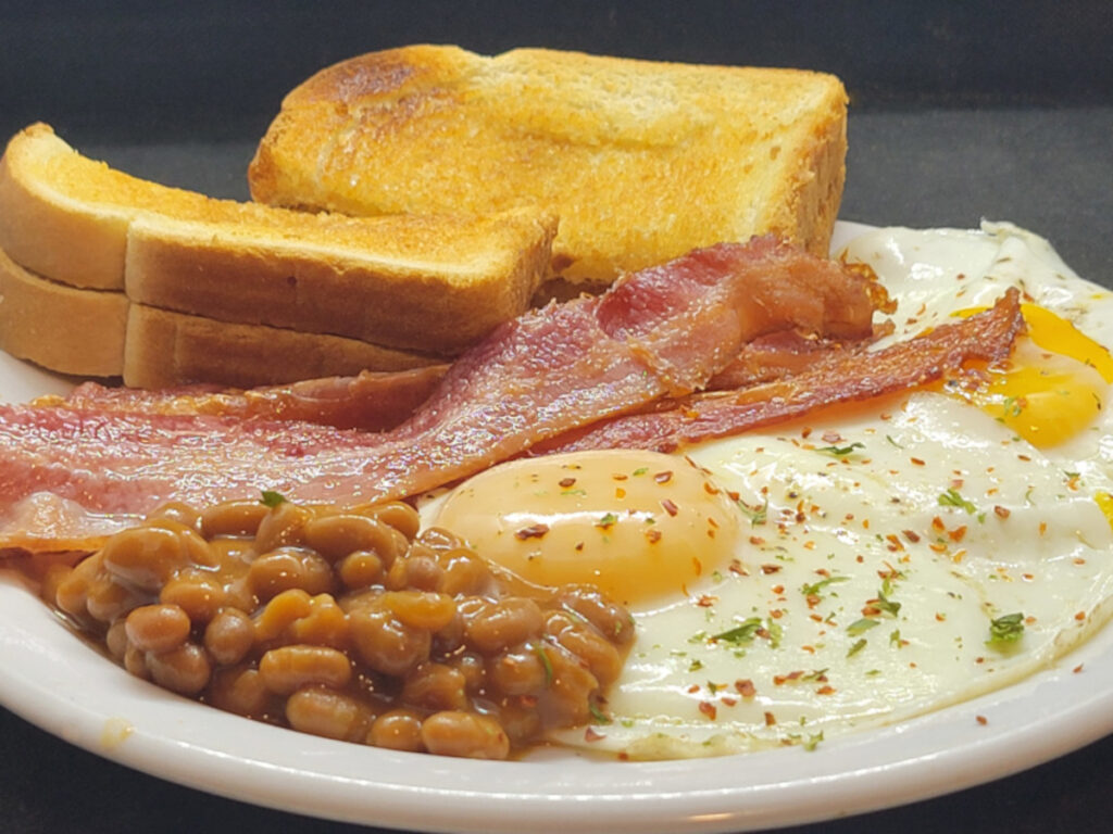 JAHZKITCHEN BET Breakfast with Baked Beans
