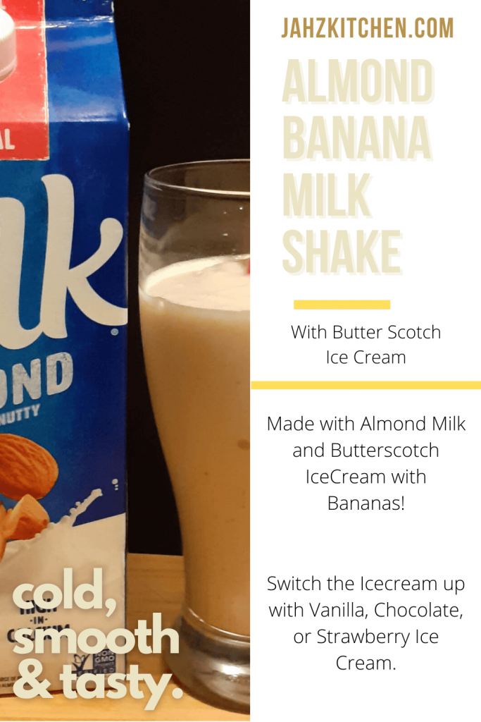 Almond Banana Milkshake