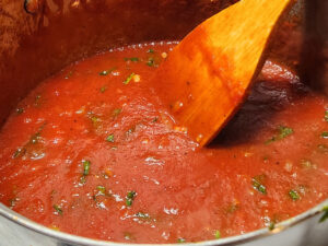 JAHZKITCHEN Basil Tomato Sauce