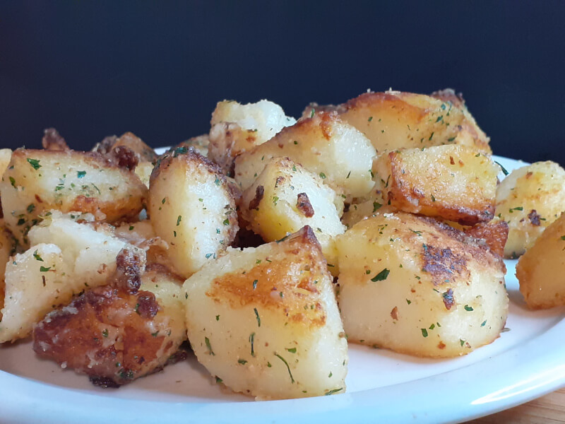 Pan Fried Greek Potatoes