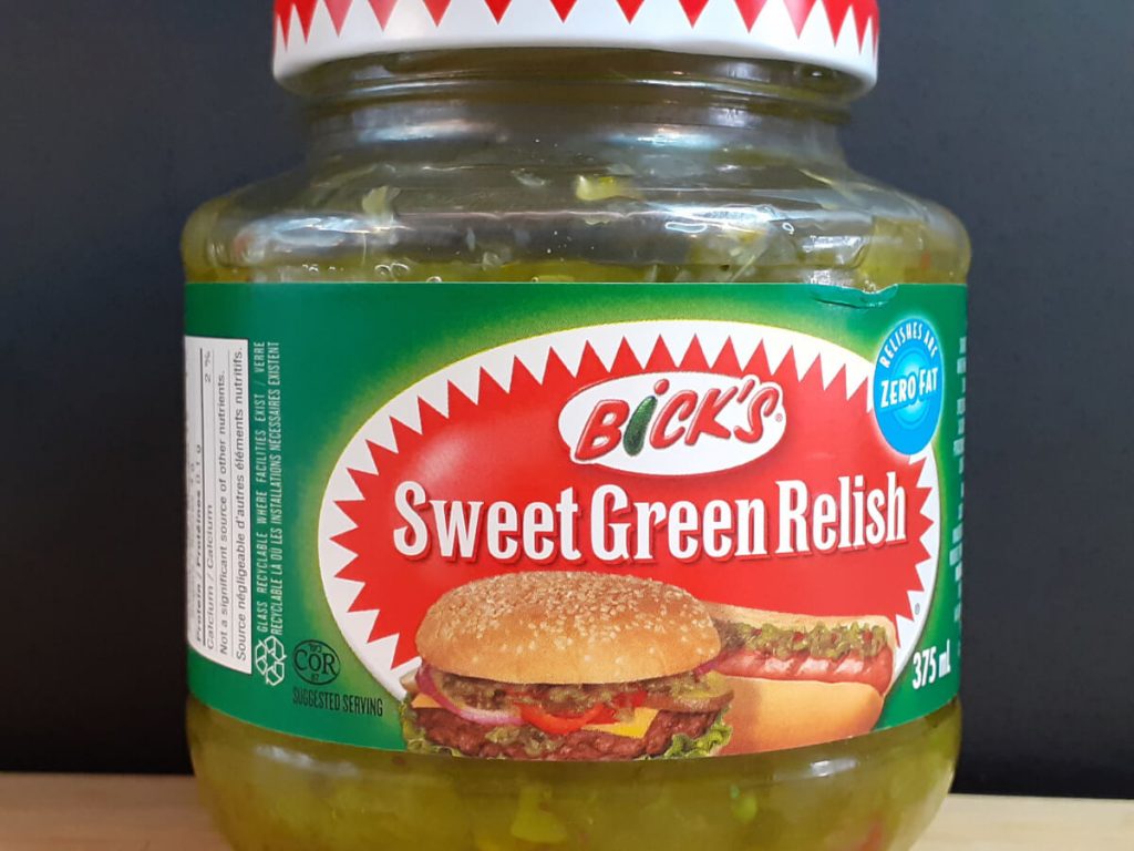 Bicks Sweet Green Relish