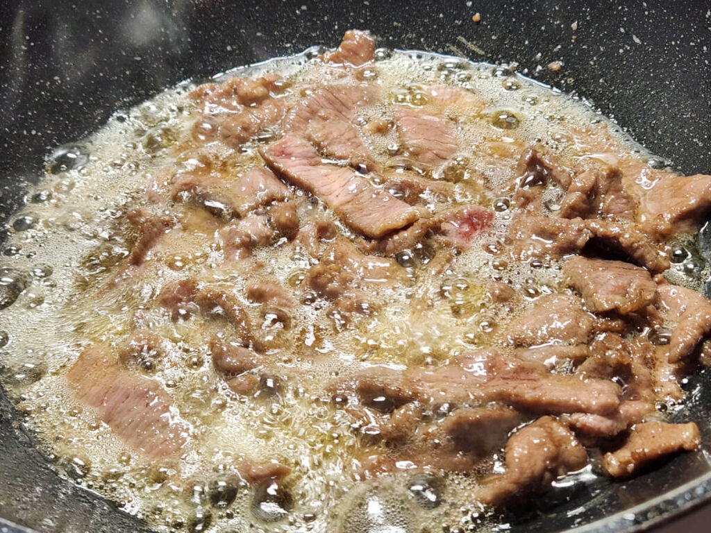 JAHZKITCHEN Flash Frying Velveted Beef