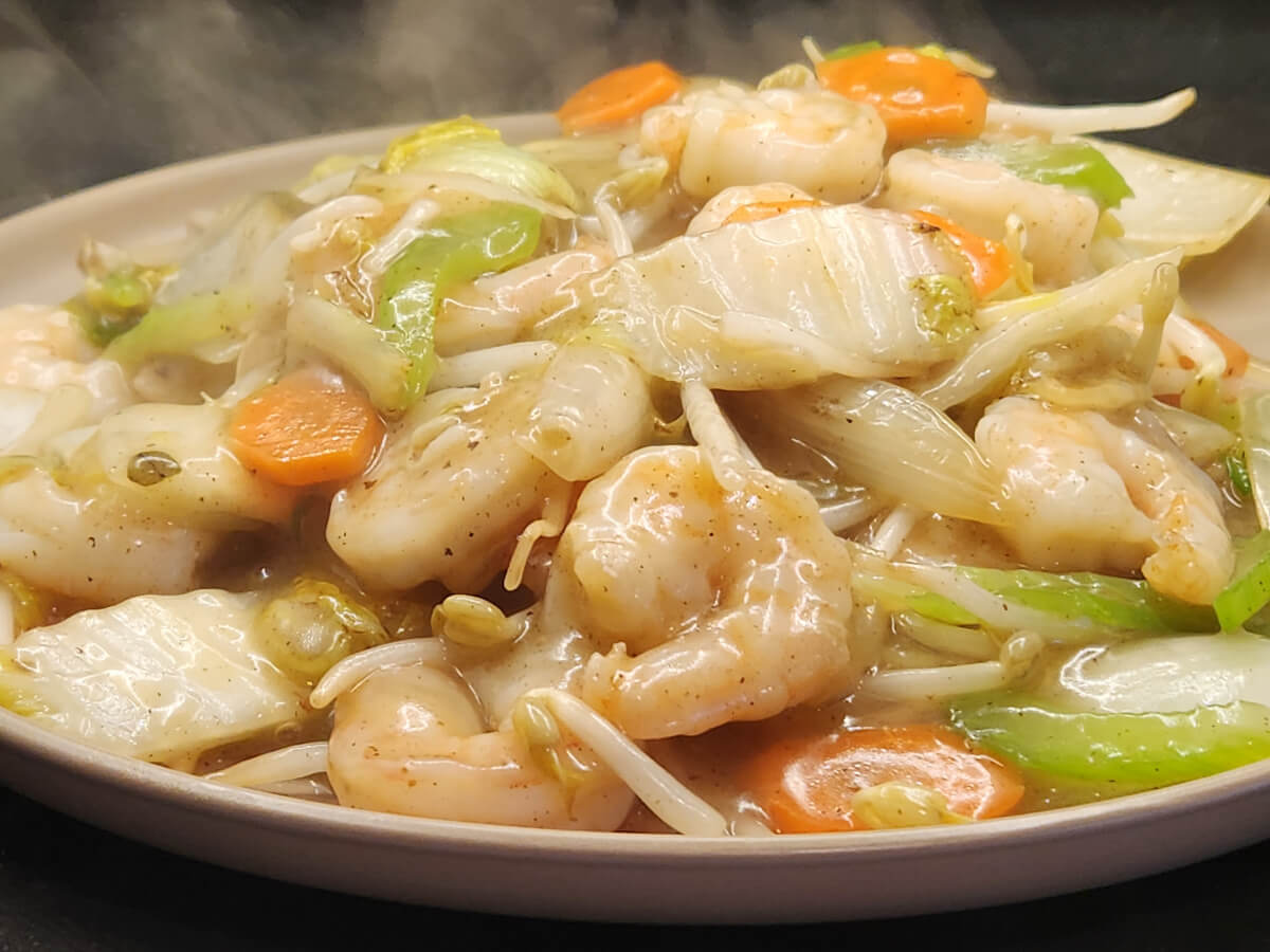 JAHZKITCHEN Shrimp Chop Suey Plate