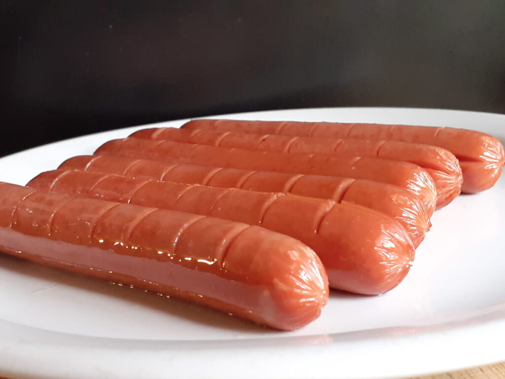 Air Fried Hot Dogs