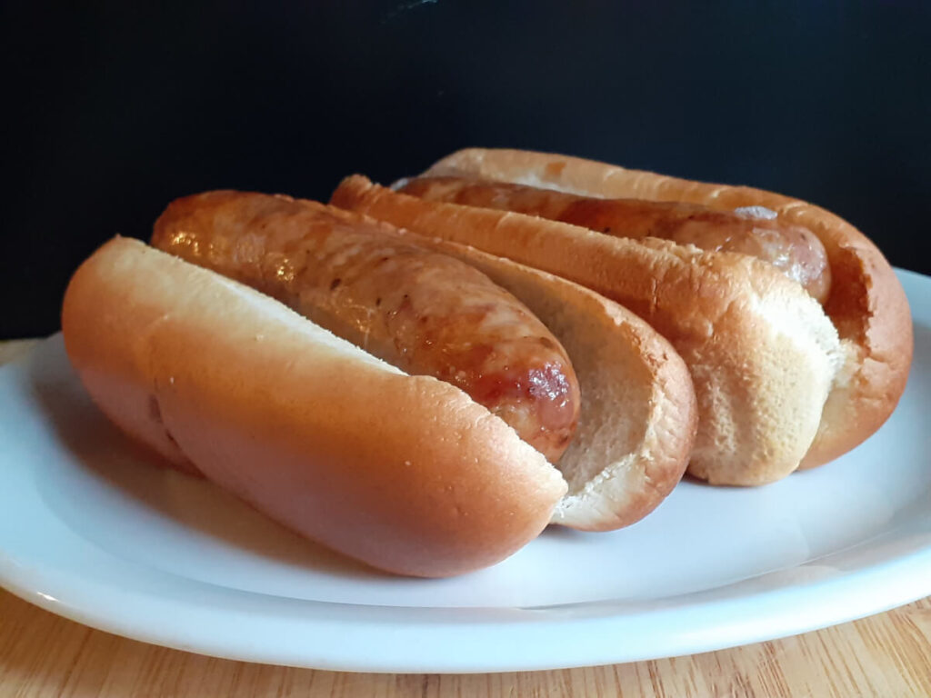 JAHZKITCHEN Air Fryer Steamed and Toasted Sausages