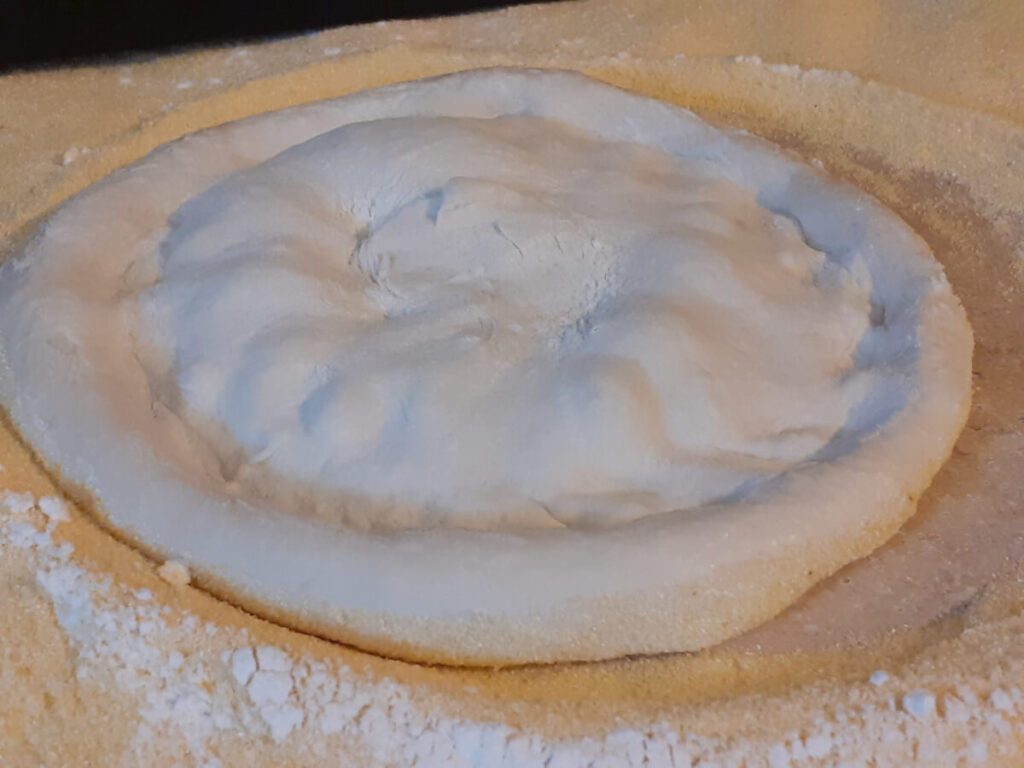 Pizza Dough Crust Formation