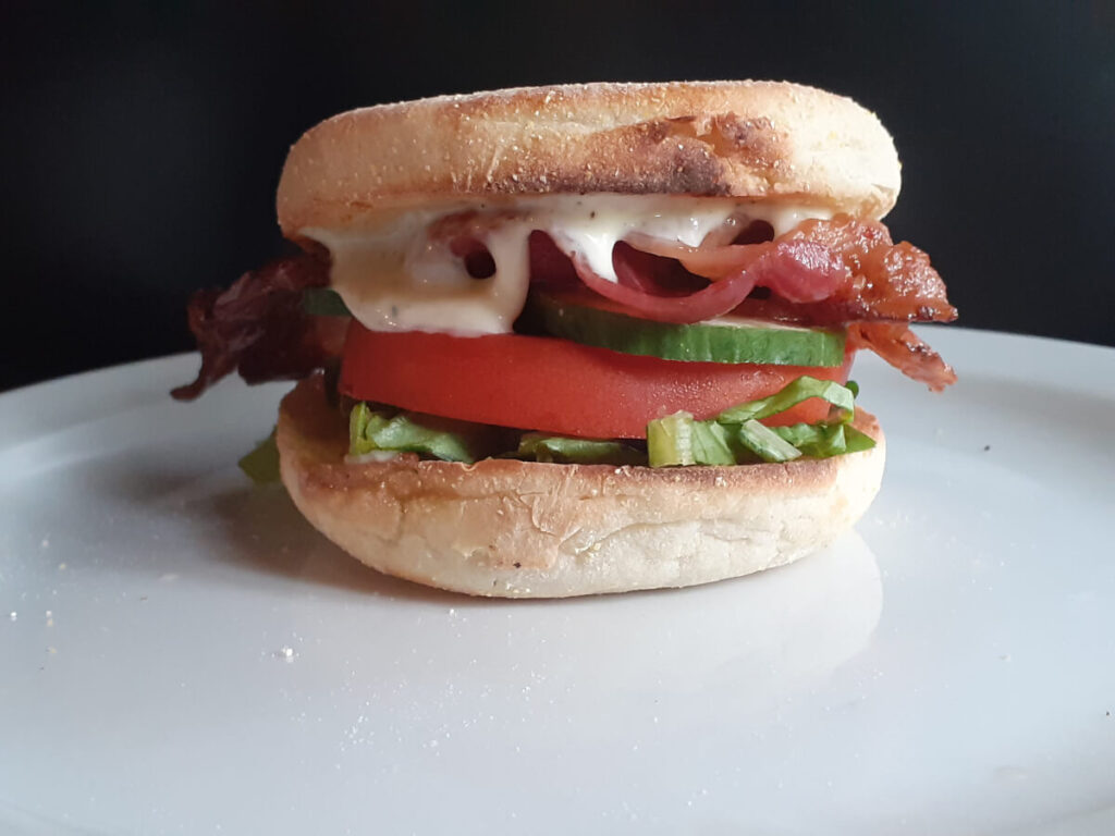 English Muffin BLT