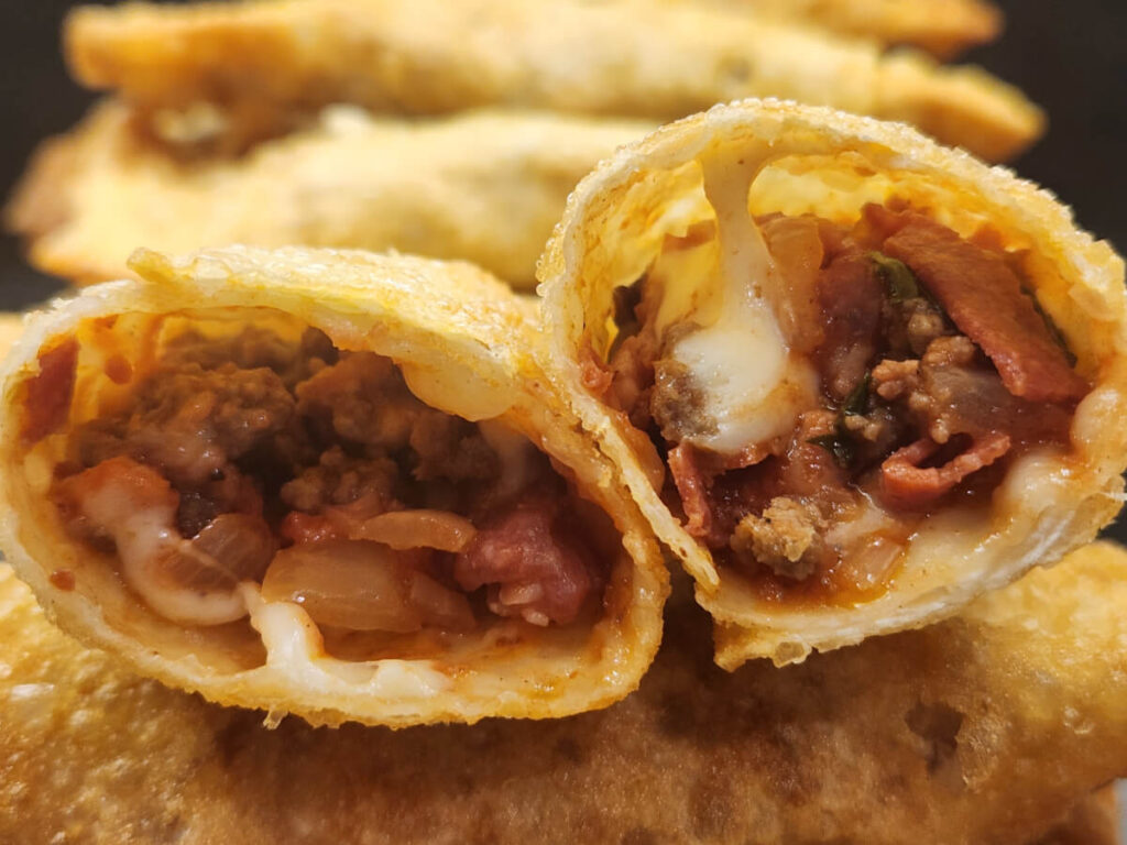 JAHZKITCHEN Inside the Pizza Eggroll
