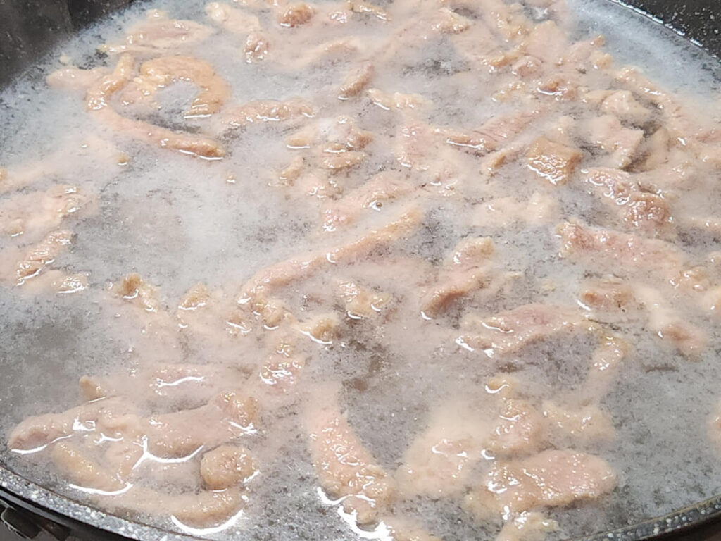 JAHZKITCHEN Simmering Velveted Pork