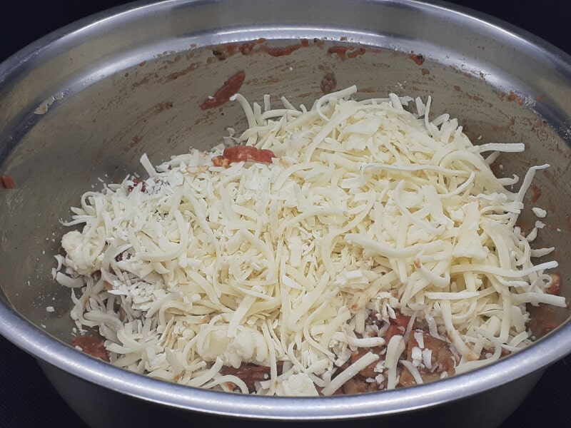 Pizza Filling, Pizza Sauce and Cheese