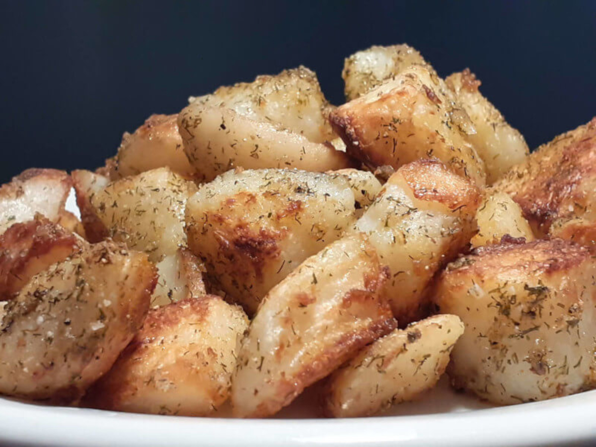 JAHZKITCHEN Dill Weed Broiled Potatoes