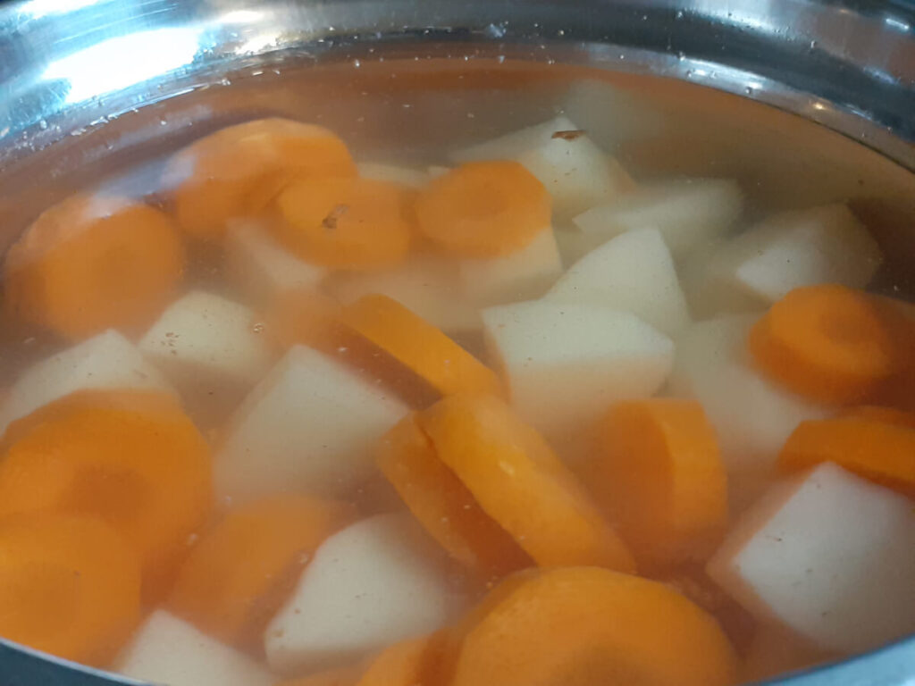 Potato and Carrots