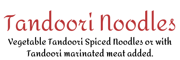Tandoori Noodles Header