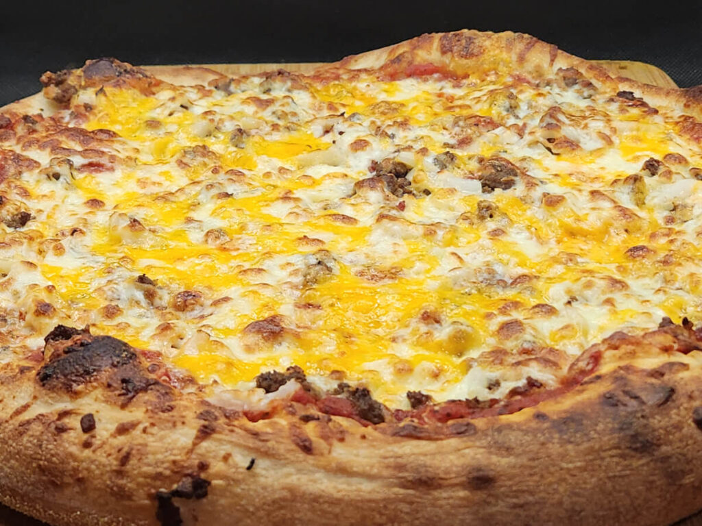 JAHZKITCHEN Cheeseburger Pizza