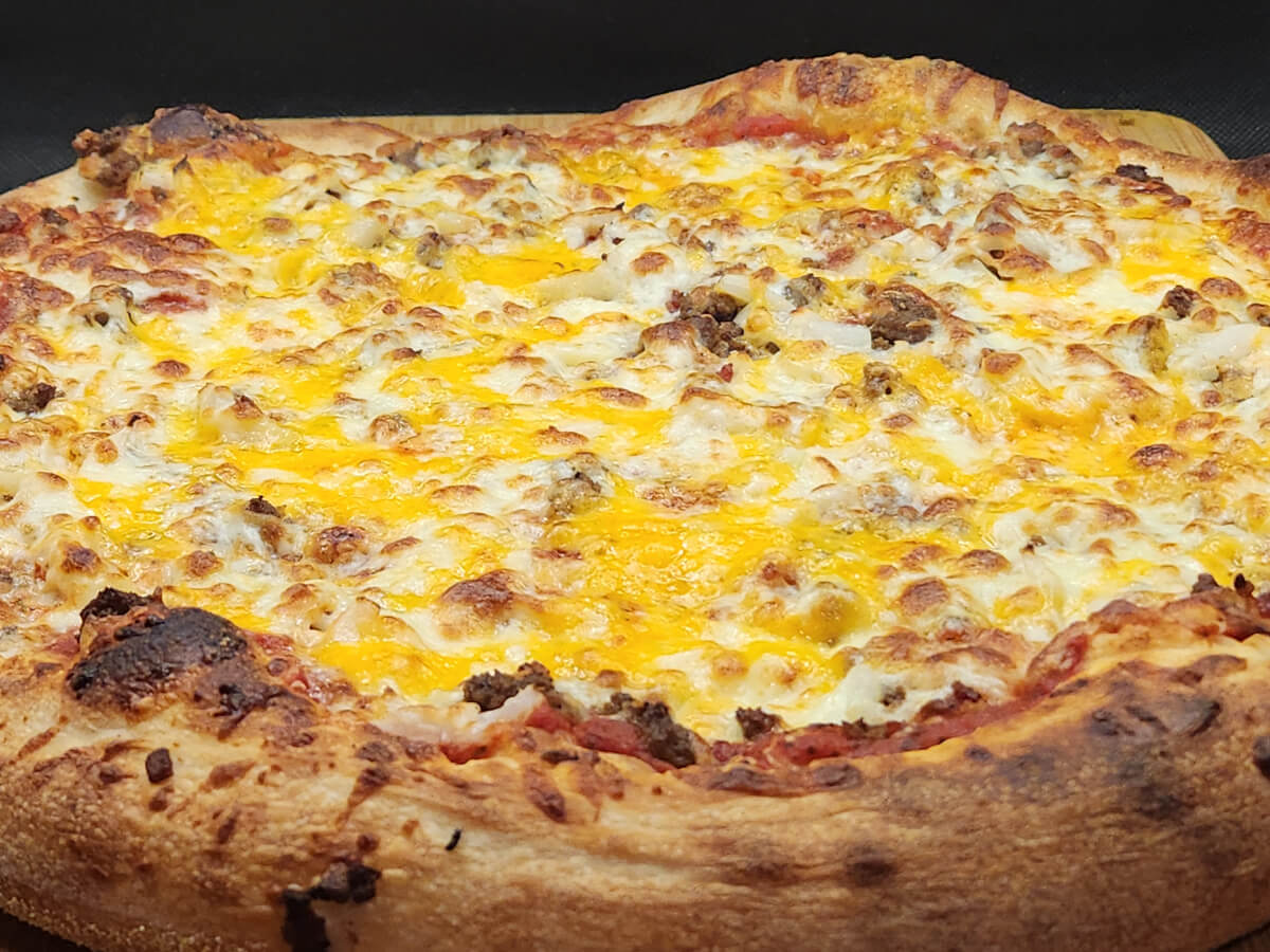 JAHZKITCHEN Cheeseburger Pizza